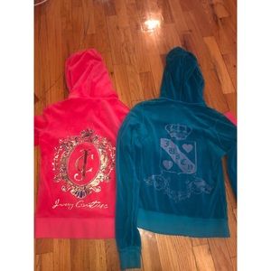 Juicy couture zip-up hoodie bundle
